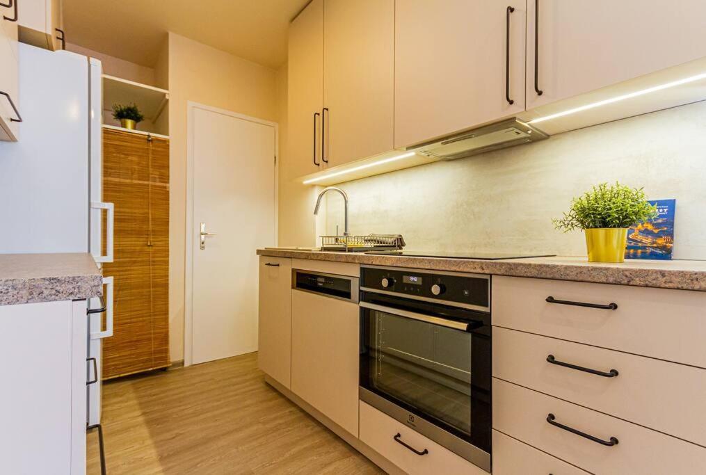 Roomy Apartment 80Sqm At City Center Free Parking Space, Ac & Balcony, Separate Ac In All Four Rooms Budapest Exterior photo
